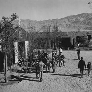 Catholic church by Ansel Adams