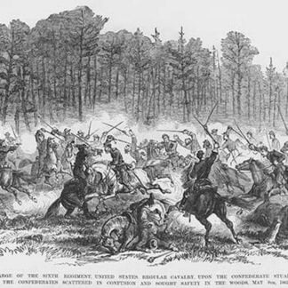 Cavalry Engagement with JEB Stuart by Frank Leslie