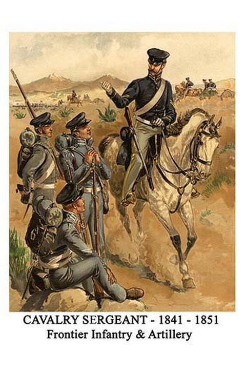 Cavalry Sergeant - 1841 - 1851 - Frontier Infantry & Artillery By Henry Alexander Ogden