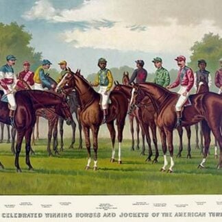 Celebrated winning horses and jockeys of the American turf by Currier & Ives