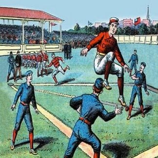 Celebratory Leap at First Base