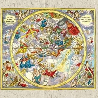 Celestial Sky Chart by Andreas Cellarius