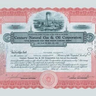 Century Natural Gas & Oil Corporation
