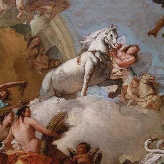 Chariot of Aurora (Detail) by Giovanni Domenico Tiepolo