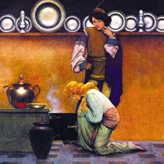 Checking the Tarts by Maxfield Parrish