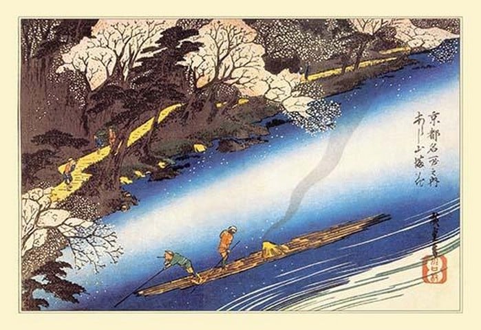 Cherry Blossoms in Full Bloom by Utagawa Hiroshige