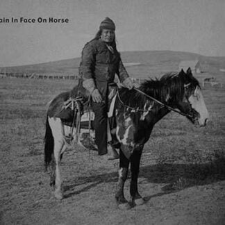 Chief Rain in Face on Horse