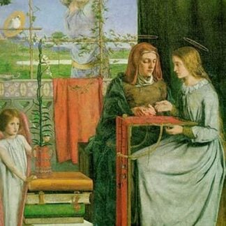 Childhood of the Virgin Mary by Dante Gabriel Rossetti