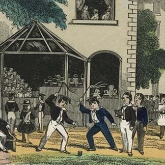 Children Yield Whips in a game by Charles Butler