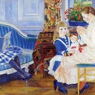 Children in the afternoon in Wargemont by Pierre-August Renoir