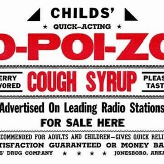Child's Quick Acting O-Poi-Zo Cough Syrup