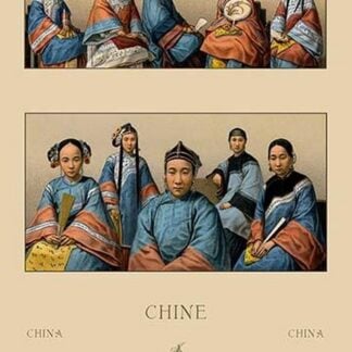 Chin Manchu Women by Auguste Racinet