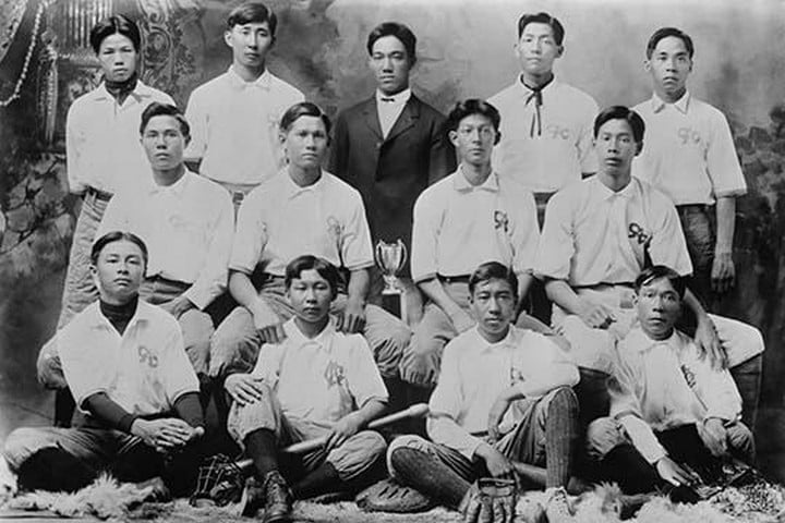 Chinese Baseball Team from Honolulu Hawaii