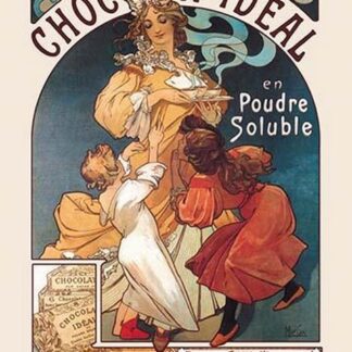 Chocolat Ideal by Alphonse Mucha