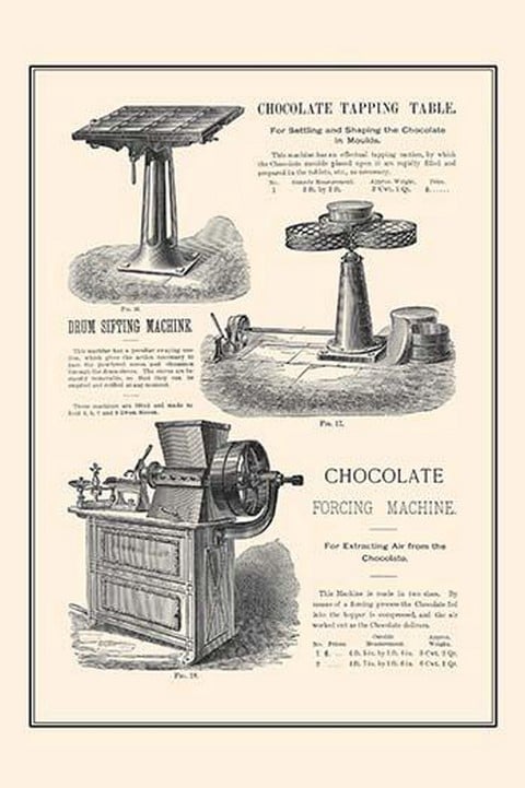 Chocolate Tapping Table & Forcing Machine