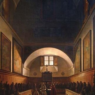 Choir of the Capuchin Church in Rome by Francois Marius Granet