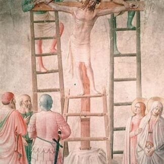 Christ Being Nailed to the Cross by Angelico by Fra Angelico