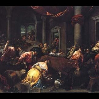 Christ Drives the Dealers from the Temple by Jacopo Bassano