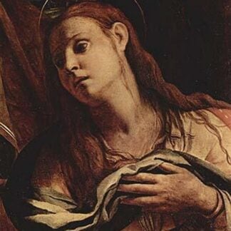 Christ and Maria Magdalena detail by Bronzino