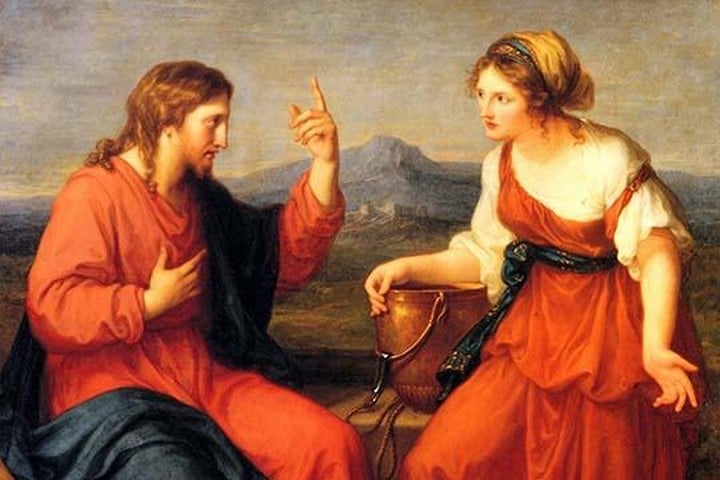 Christ and the Samaritan woman by Angelica Kaufmann