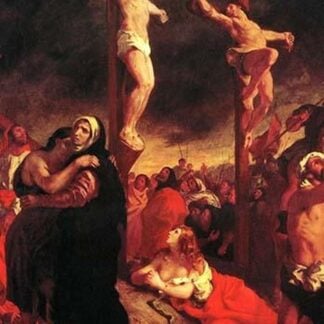Christ at the Cross by Ferdinand Delacroix