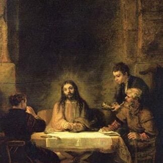 Christ in Emmaus by Rembrandt Van Rijn