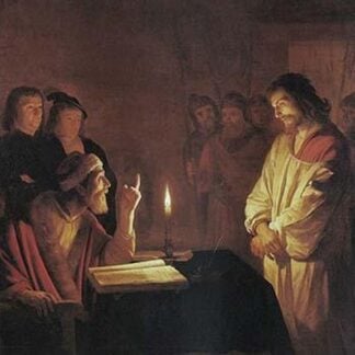Christ in Front of the High Priest by Geritt Van Honthorst