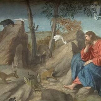 Christ in the Wilderness by Moretto da Brescia