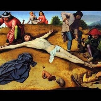 Christ nailed to the cross by David by Jacques-Louis David