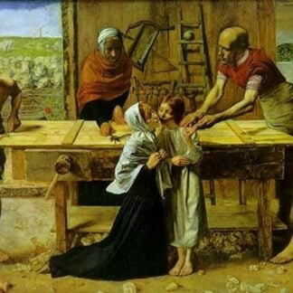 Christ on the House of His Parents by John Everett Millais