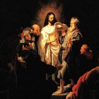 Christ shows his wound by Rembrandt Van Rijn