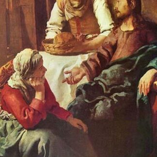 Christ with Mary and Martha by Johannes Vermeer