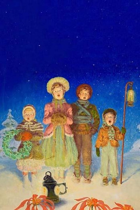 Christmas Carolers by Douglass Crockwell