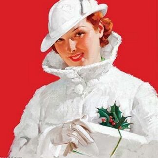 Christmas Glamour Girl by Charles Edward Chambers