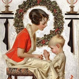 Christmas Prayer by Joseph Christian Leyendecker