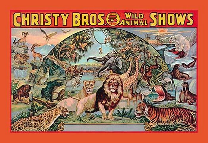 Christy Bros. 5 Ring Wild Animal Shows