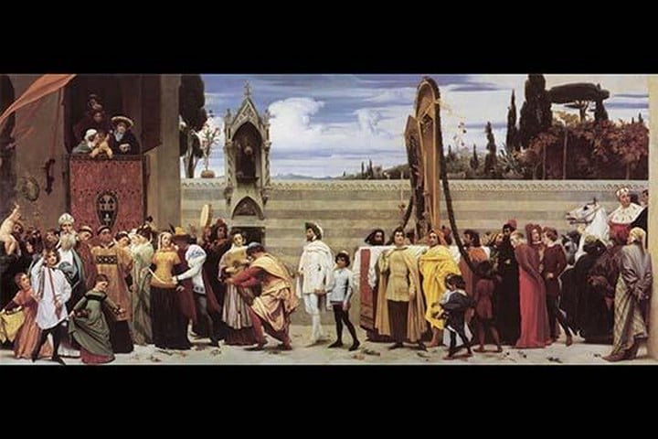 Cimabue's Celebrated Madonna by Frederick Leighton