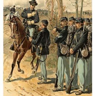 Civil War Campaign - 1861- 1866 - Non-Coms Receive Orders By Henry Alexander Ogden
