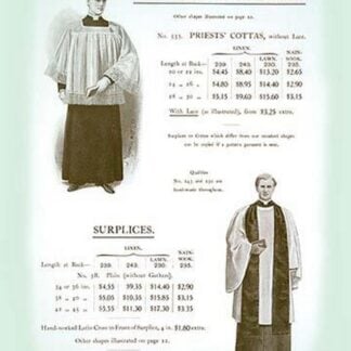 Clergy Surplices and Cottas