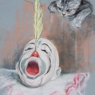 Clown with Cat by Peter Driben