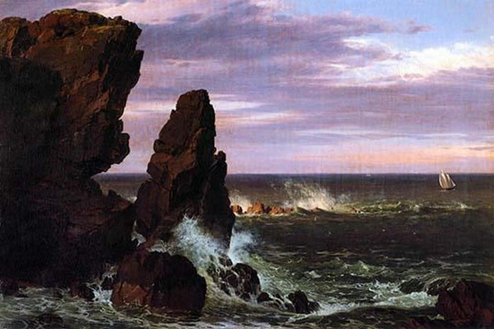 Coastal scene by Frederic Edwin Church