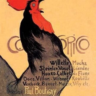 Cocorico by Theophile Alexandre Steinlen