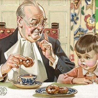 Coffee Perks You Up by Joseph Christian Leyendecker