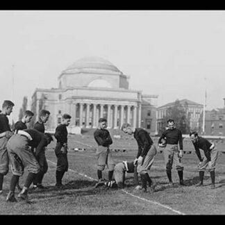 Columbia University Football - Traing the Half-backs by Bains News Service