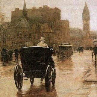 Columbus Avenue by Frederick Childe Hassam
