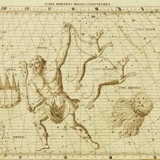 Comae Berenices Bootes Canes Venatici by Sir John Flamsteed