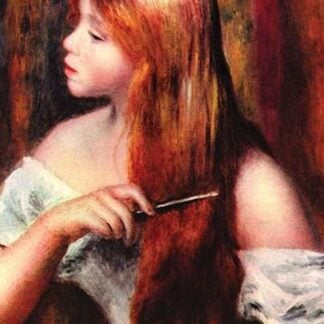 Combing Girl by Pierre-August Renoir