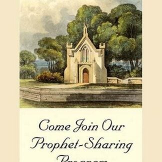 Come Join Our Prophet Sharing Program by Sara Pierce