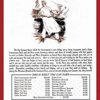 Come on you sea-cooks Enlist in Naval Reserve Force - for the war only : Apply to nearest Navy recruiting station