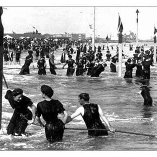 Coney Island Surf Crowd by William H. Rau